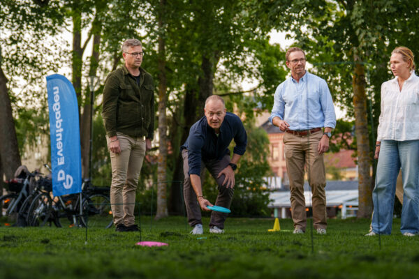 Firmafest, företagsaktivitet, teambuilding - Frisbeecrocket